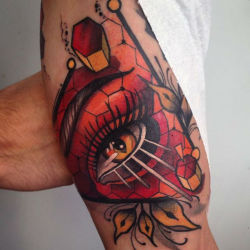 thievinggenius:  Tattoo done by Shio Zaragoza. https://instagram.com/shio1red/?hl=en 