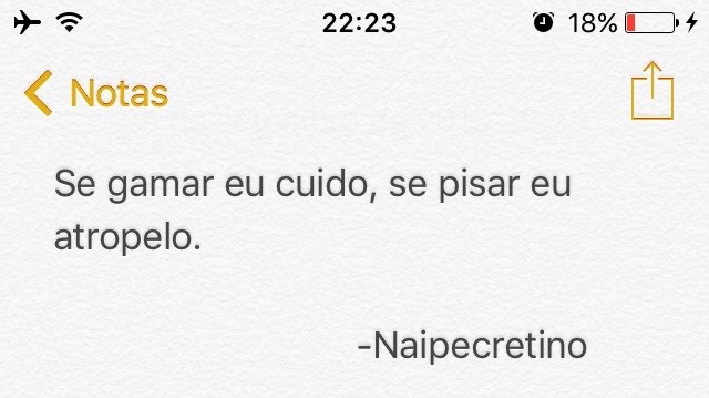 eu não sei lidar