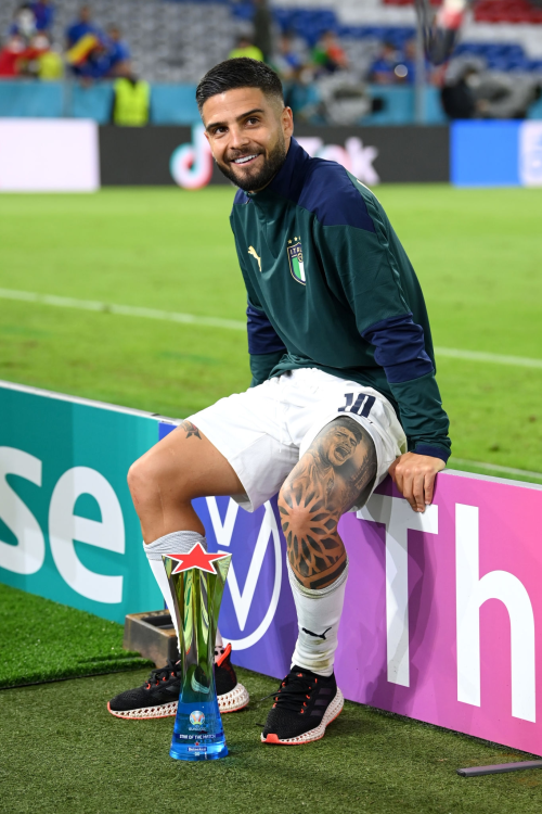 Lorenzo Insigne after the match vs. Belgium