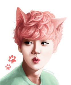 iridescentjam:  Pastel Kitty Luhan♥ 