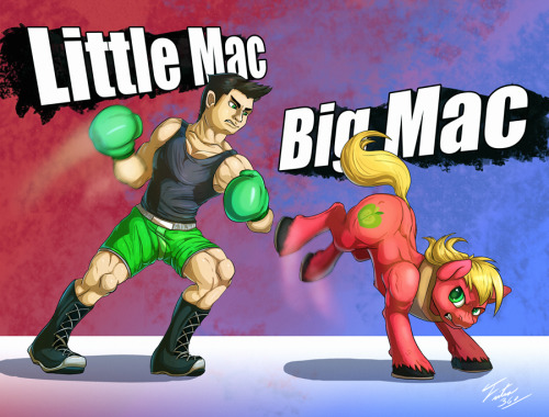 Little Mac vs Big Mac It’s a mashup between Little Mac and Big Mac! Who will win!? (Haha, I ha