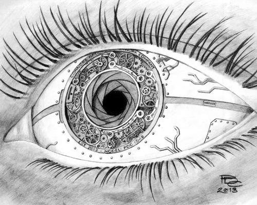 steampunktendencies:   Clockwork eye ~ Patrick Connors  