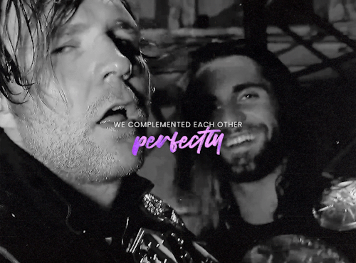 jonmoxleys:“We got together and our chemistry was like that. Just like butter. It’s like you, in another life, knew each other somewhere. Ambrose was like that. Our chemistry immediately was unreal… Wrestling soulmate, if you will.”

happy holidays from your secret santa  @hotyeehawman​ 🎅💗 #aa :) aaaa #ambrollins