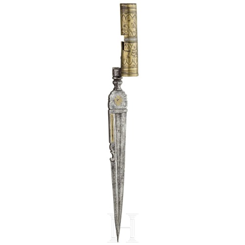 Ornate ceremonial socket bayonet, Italy, circa 1750from Hermann Historica