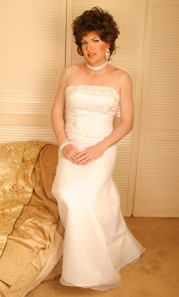 Stunning crossdresser bride 