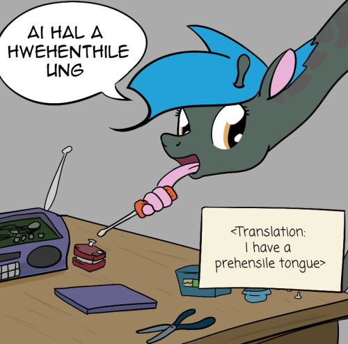 ask-giraffe-shine:  It’s almost as useful as those ‘thumb’ things that Lyra keeps yelling about!  x3