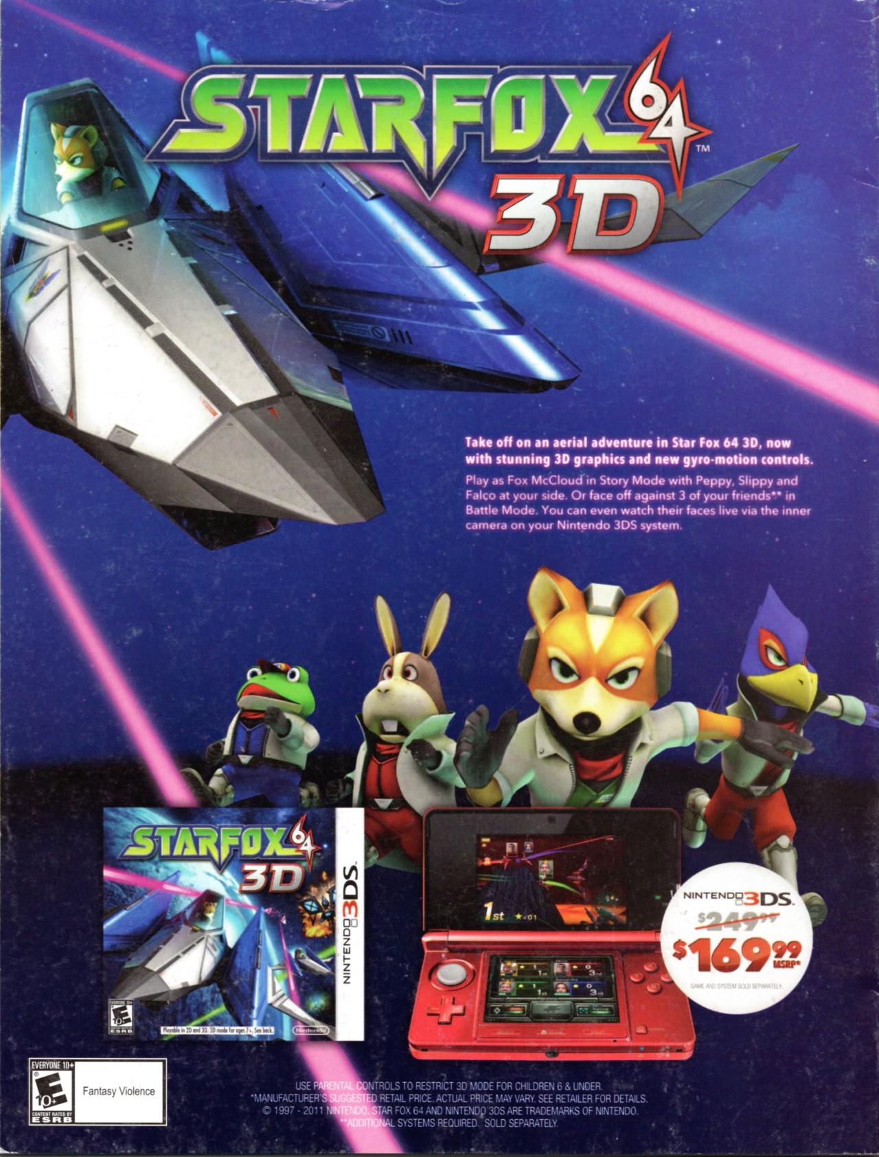 Star Fox 64 3D for Nintendo 3DS