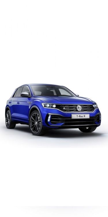 Volkswagen T-Roc, blue car, SUV, 1080x2160 wallpaper @wallpapersmug : https://ift.tt/2FI4itB - https