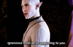 solverne:dirthamensbird:sinaxi:Solas + shade@irabelasdalen solas being salty is my sexuality The one