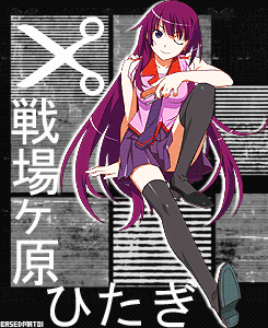 basedmatoi-blog:    Favorite Female Characters in Anime: [1/∞] - Hitagi Senjougahara from The Monogatari Series.                 