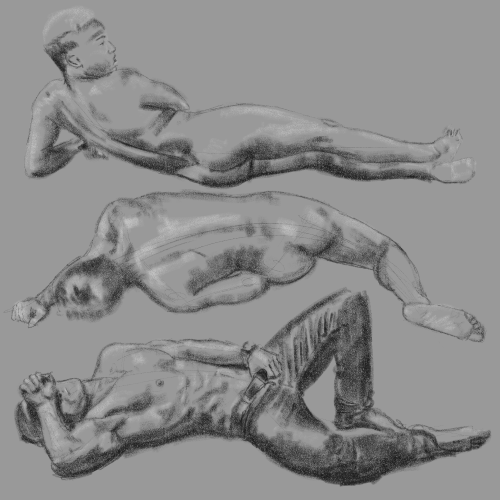 Figure studies to keep the art machine ticking over while I can’t decide what I actually want to dra