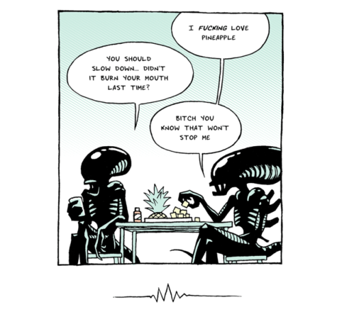 bastardcomics:Bastard Comics makes a comeback with a comic about eating too much pineapple. A TIMELE