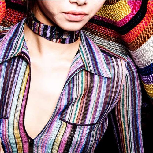 Backstage at Missoni Milan Fashion Week SS18