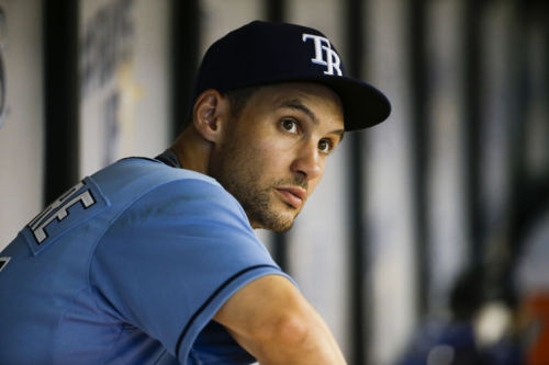 hugyerbud:  Grady Sizemore  (best jock porn name ever!) looks pretty good in his new Tampa Bay Rays uniform…but I still like him better out of it. Welcome to the team, sport…