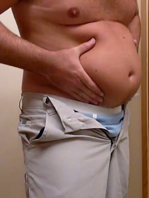 joshlonson: Dress pants won’t come close to buttoning. 