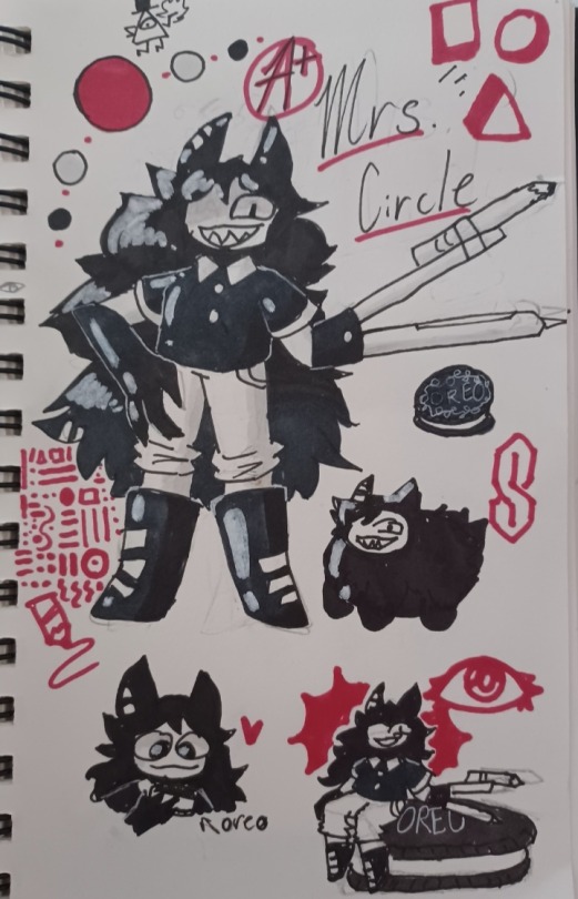 I Drew Mrs. Circle