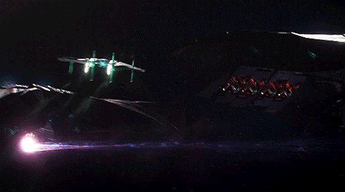letitiawrights:carol destroying warheads left and right while flying in space: woooo!