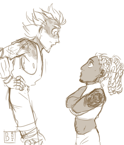 browsdraws:  did i tell y’all about my favourite junkrat ships 