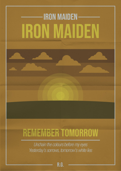 MINIMALISM + IRON MAIDEN - “Iron Maiden” (1980)Inspired by @minimal-pulse art