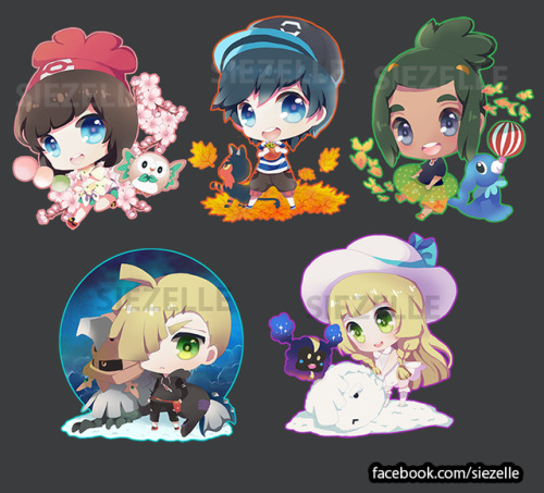siezelle: Pokemon sun moon keychains will be available at my tictail. PO will open soon^^ Now I can 
