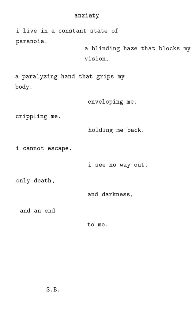 disconte-nt:  Anxiety 
