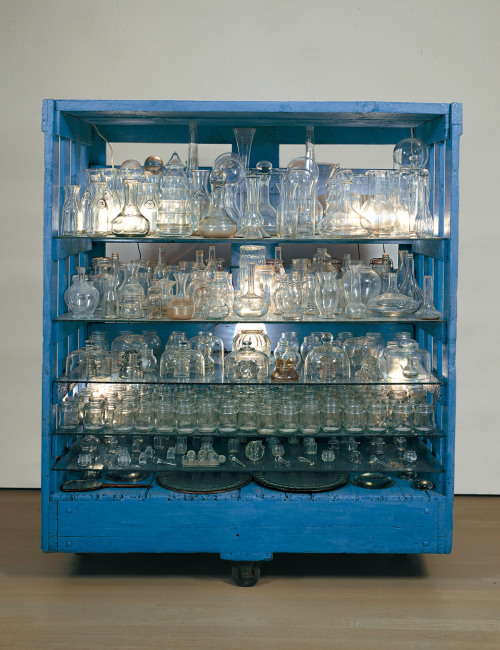 sulphuriclike: Louise Bourgeois_Defiance (Le Défi)_1991painted wood, glass and electrical lig