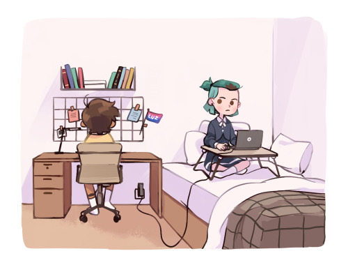 skyblob:【 Lumity Month 2020 】 「 September 15th ~ Studying Together 」 Another human high school AU.I’
