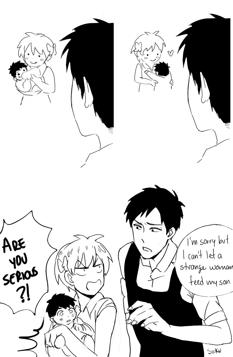 pervertedequality:  the sequel of Chiyo’s struggle with long hair and ribbons extra:
