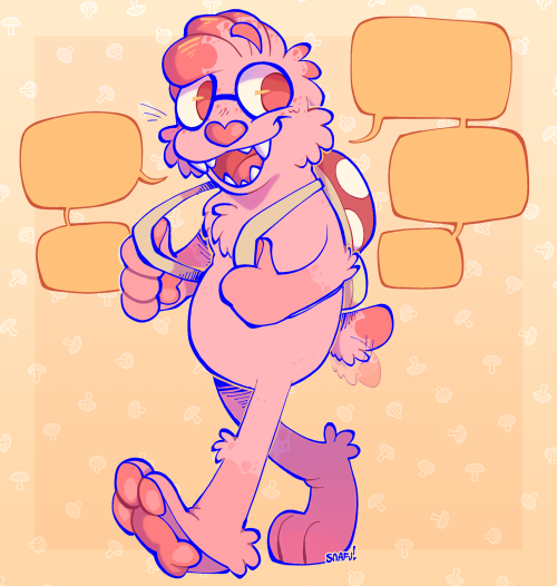 snafubravado: a margarine for my friend buddy chum pal amigo @fungusry ! =] OUOOGOOGOOGGUGH THE TAIL