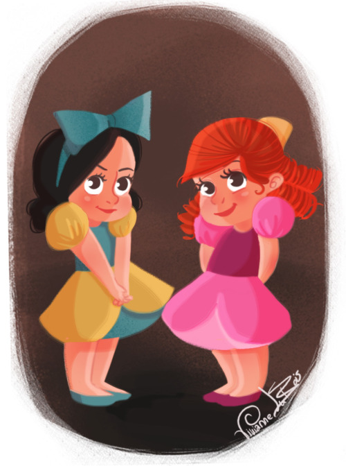 viviannedubois:  By request: all Little Villains in one post! Maleficent, Queen of Hearts, Ursula, Cruella de Vil, Drizella & Anastasia, Gothel,  Evil Queen,  