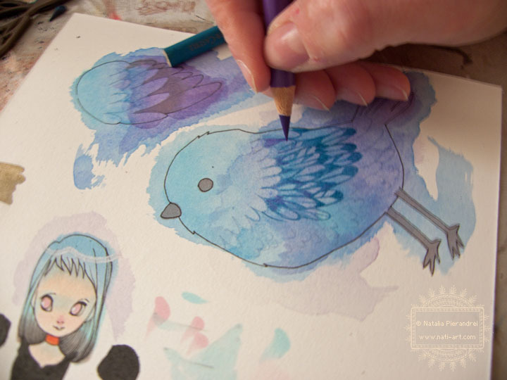 nati-art:  OOAK paper dolls are back! Would you like to commission me a paper doll?