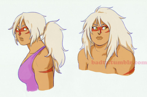 Some quick Jasper sketches I colored. (If you want a bust commission check out my post here!)