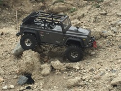 Went rock crawling today.