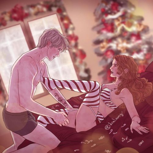 Presenting here my submission for the D/Hr Advent 2020 collection on Ao3 ✨♥️Prompt: Candy Canes I’m 