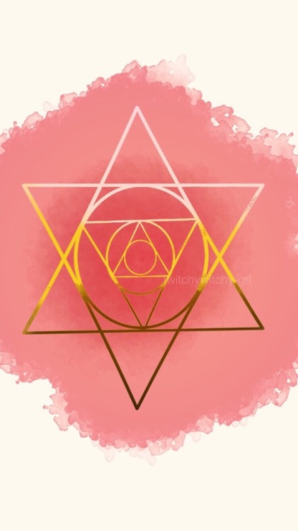 twitchywitchy-grl: The Rose Star, the first sigil I’ve digitized so far. Brings good luck in your en