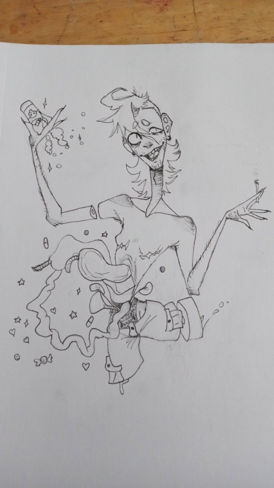 Drew Some Gore Of My Persona Toby