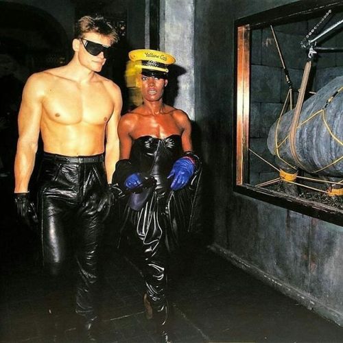 Dolph Lundgren & Grace Jones, 1980s