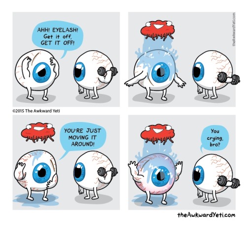 larstheyeti:The tear gland. (theawkwardyeti)