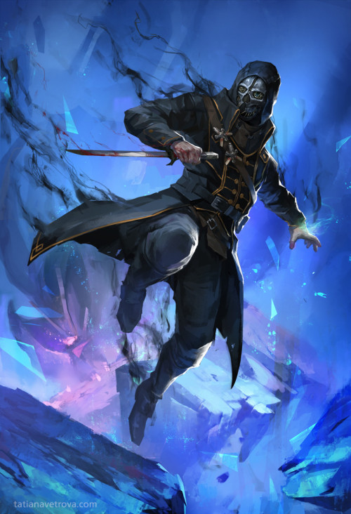 morbidfantasy21: Corvo – Dishonored fan art by Tatiana Vetrova