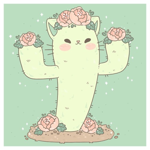 sticksandspells: A cat cactus? A catcus?