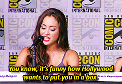 Lindsey talking about playing a strong female character 