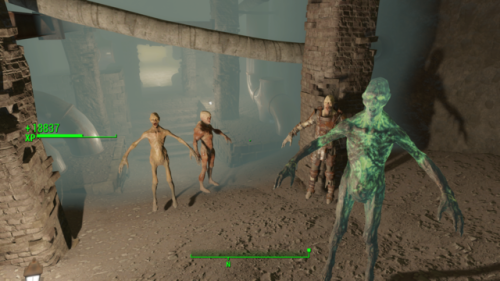 bonedaddyhasgotit: Thx Bethesda for a hidden room of t-posing ghouls, if that ain’t the Saturd