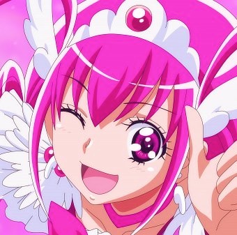 Cure Happy icon of an screenshot of her winking 