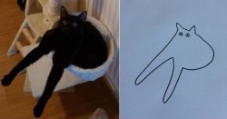 memehumor:  These Poorly Drawn Cat Portraits Are Freakin’ Hysterical