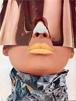 Model in André Courrèges, 1967.  Photo