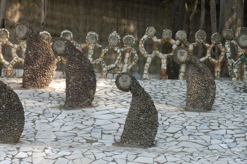 The Rock Garden in Chandigarh, India - “also known as Nek Chand’s Rock Garden after its founde