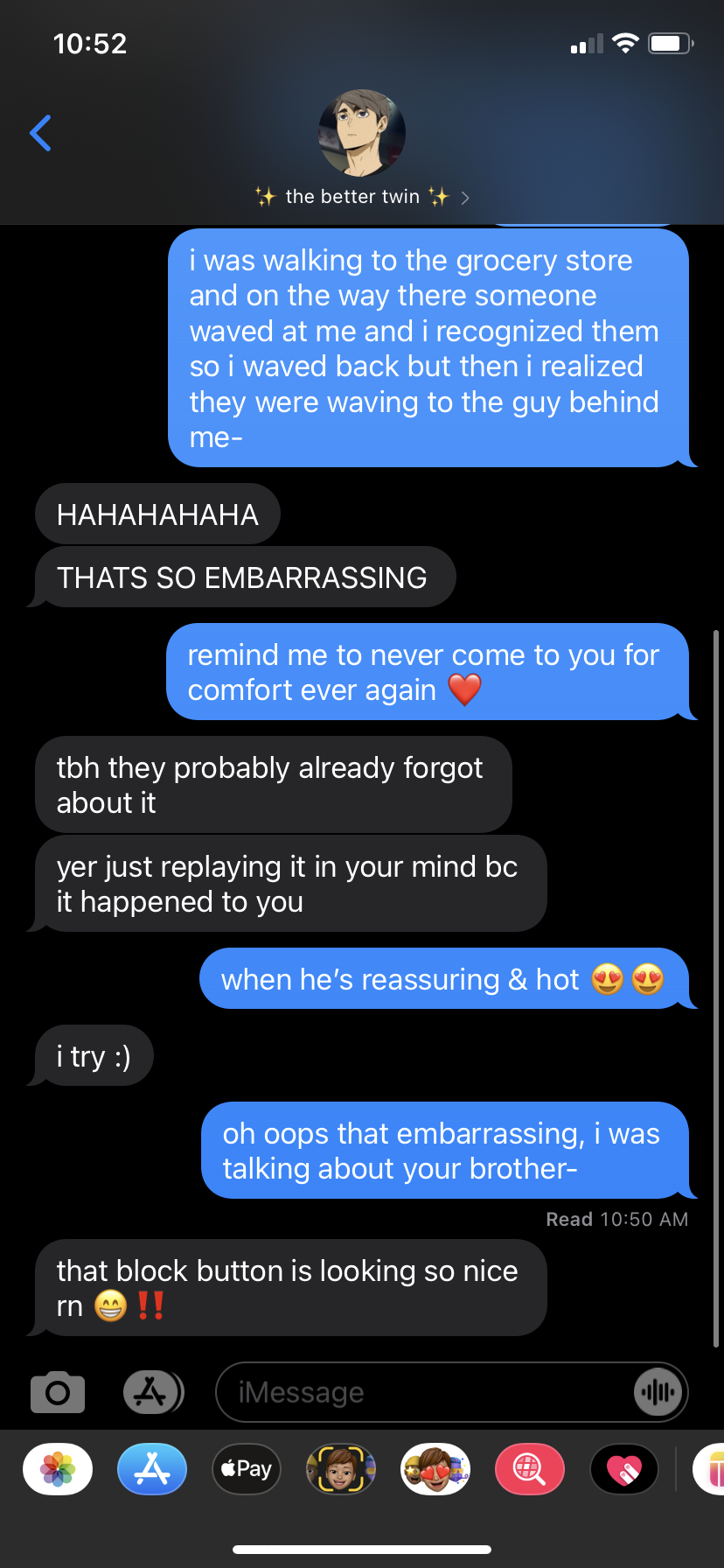 Texting The Inarizaki Boys About An Embarrassing Situation