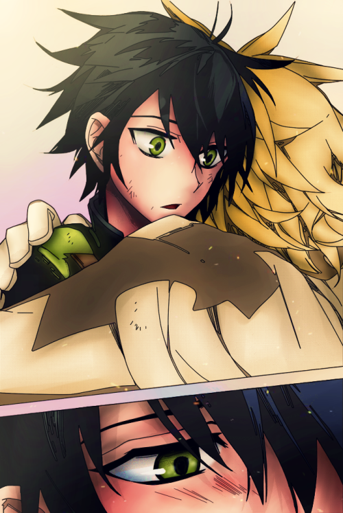 Coloring #72“Welcome home, Mika”[Mika x Yuu // Owari no Seraph]HD: http://fav.me/d9l0co3