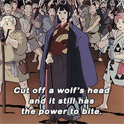 bethsmaggie:female awesome meme ▷ [5/5] antagonists → lady eboshi (princess mononoke)“without that a