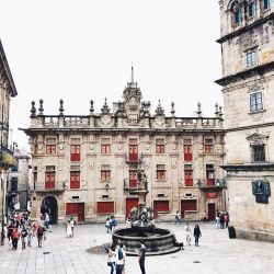 foreverchampagneiglikes:  Santiago with you ❤️ #lovelypepa #lovelypepatravels #santiagodecompostela by lovelypepa http://ift.tt/1JMygoJ
